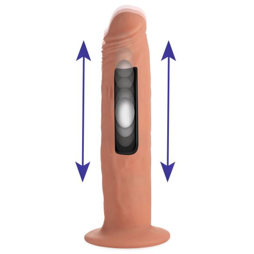 Kinetic Thumping 7X Remote Control Dildo: Vibrant Intimacy