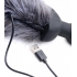 Gray Remote Control Vibrating Fox Tail Anal Plug: Playful Sensations Unleashed