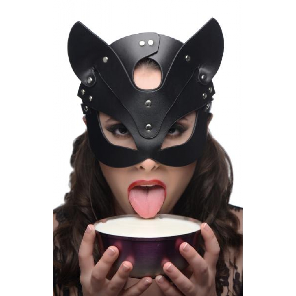 Naughty Kitty Cat Mask - Playful Fantasy