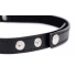 Dark Heart Chrome Black Choker - Black O/S