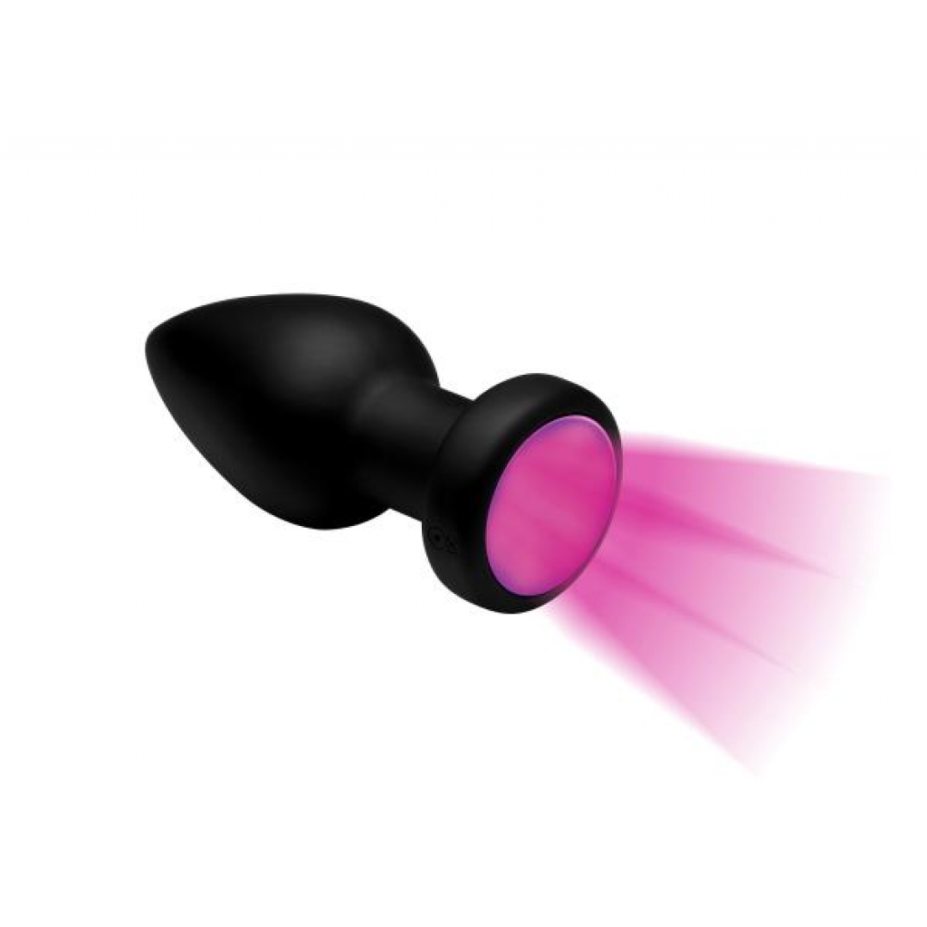 Illuminating 7X Rechargeable Anal Plug - Small