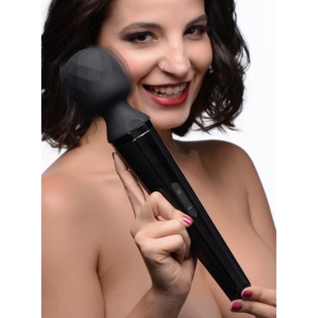 Diamond Head 24X Rechargeable Silicone Wand Massager - Powerful Relief