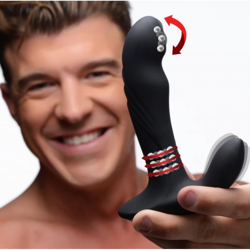 17X P-Trigasm 3-in-1 Silicone Prostate Stimulator - Black