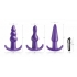 Thrilling Trio Anal Plug Set - Purple