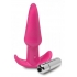 Smooth Vibrating Anal Plug - Pink