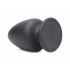 Squeezable Silicone Anal Plug - Small Black