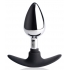 Dark Invader Aluminum & Silicone Anal Plug - Medium Size