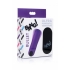 Bang Vibrating Bullet With Remote Control - Purple