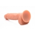 Power Pecker 7 Inch Silicone Dildo With Balls - Flesh