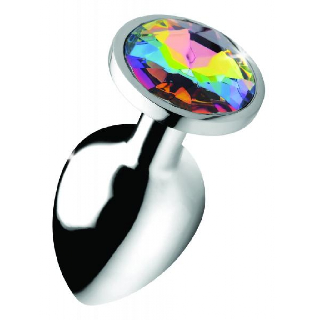 Rainbow Prism Gem Anal Plug - Large Size