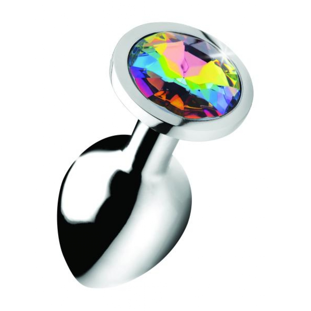 Rainbow Prism Gem Anal Plug - Medium