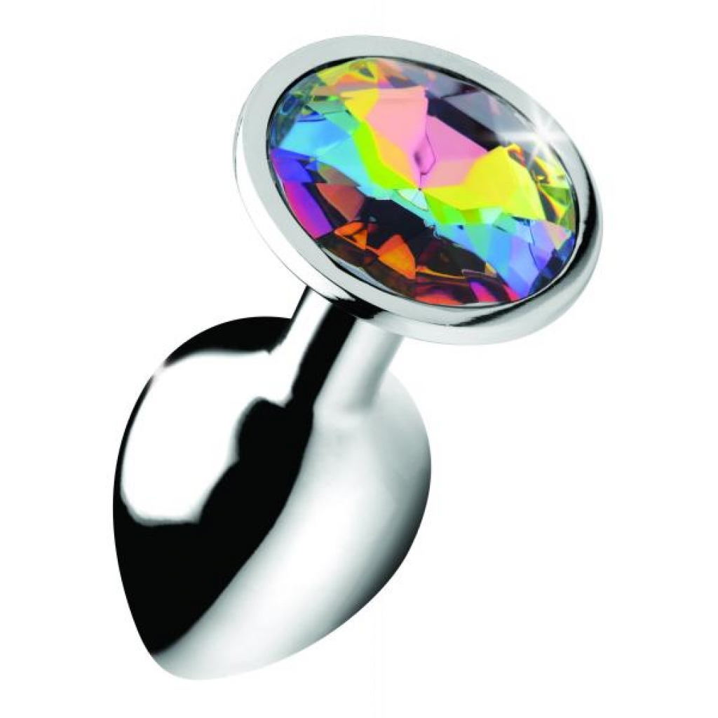 Rainbow Prism Gem Anal Plug - Small