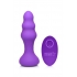 7x Slim Ribbed Thumping Silicone Anal Plug