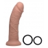 Brazen 8 Inch Silicone Dildo with Harness