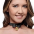 Golden Kitty Cat Bell Collar - Playful Submission