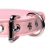 Golden Kitty Cat Bell Collar - Pink/Silver