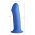 Flexible Silexpan Silicone Phallic Dildo - Blue