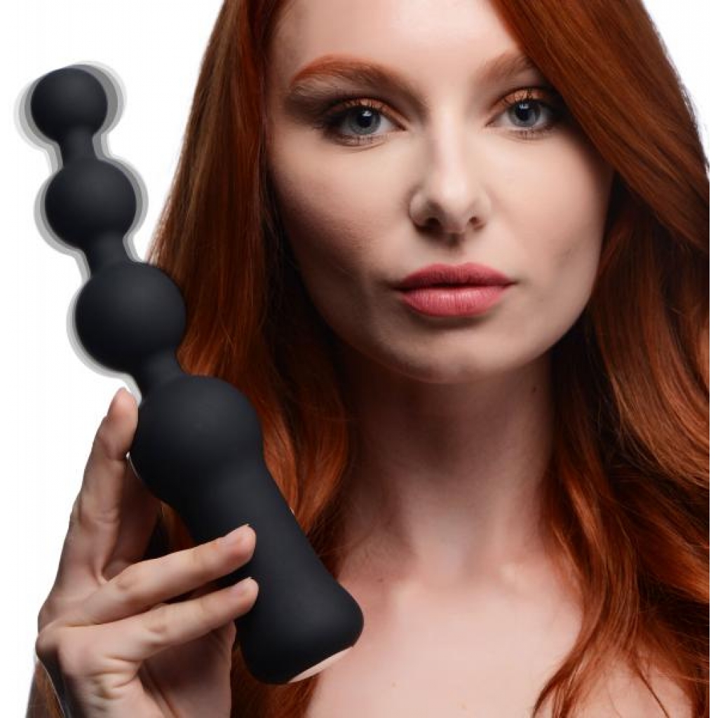 Deluxe Voodoo Beads 10x - Silicone Anal Beads Vibrator