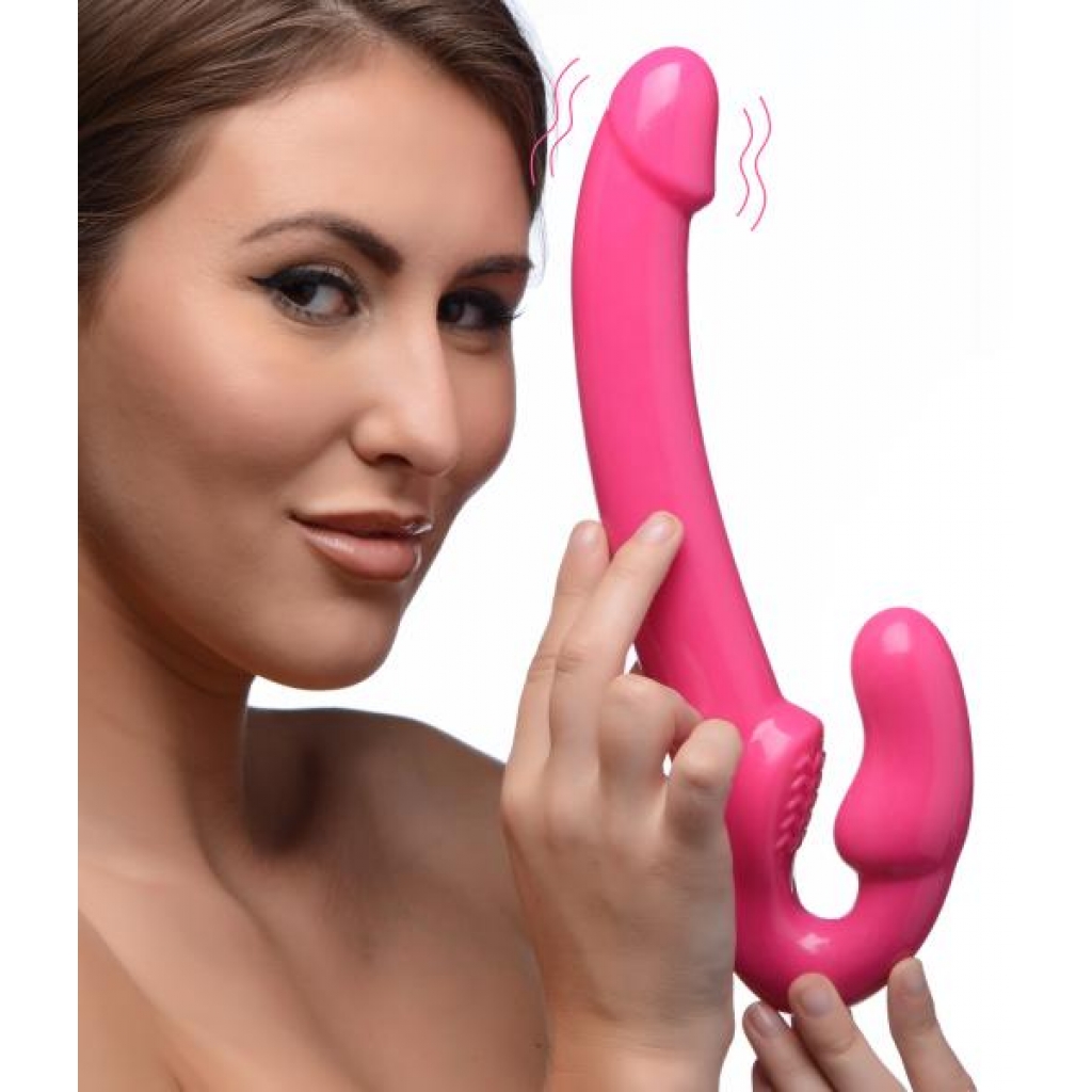 7x Revolver Slim Vibrating Strapless Strap-On - Boundless Pleasure