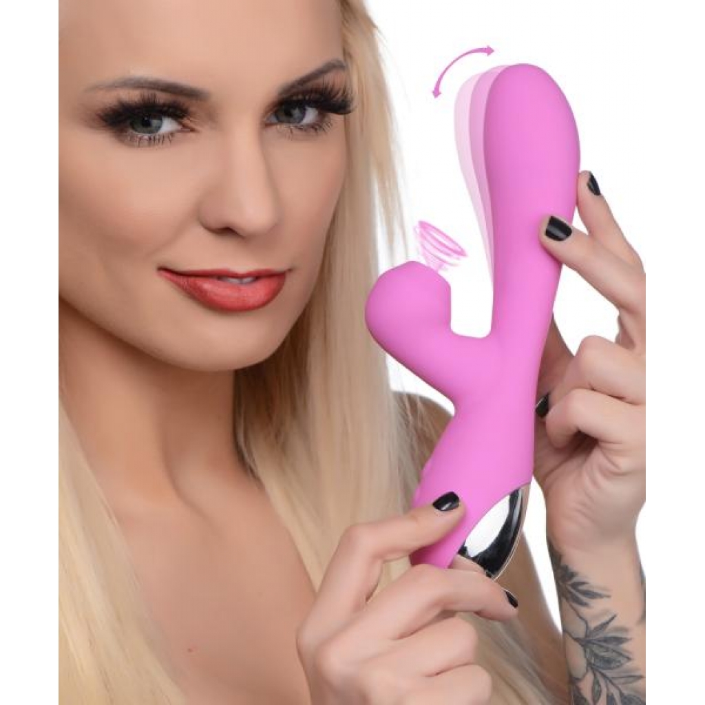 Shegasm 5 Star 7x Suction Come-hither Rabbit - Pink