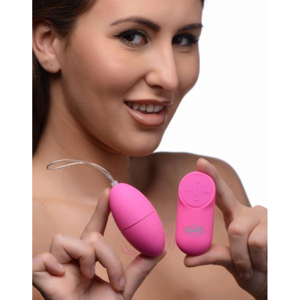 Scrambler Vibrating Egg with Remote Control - Pink