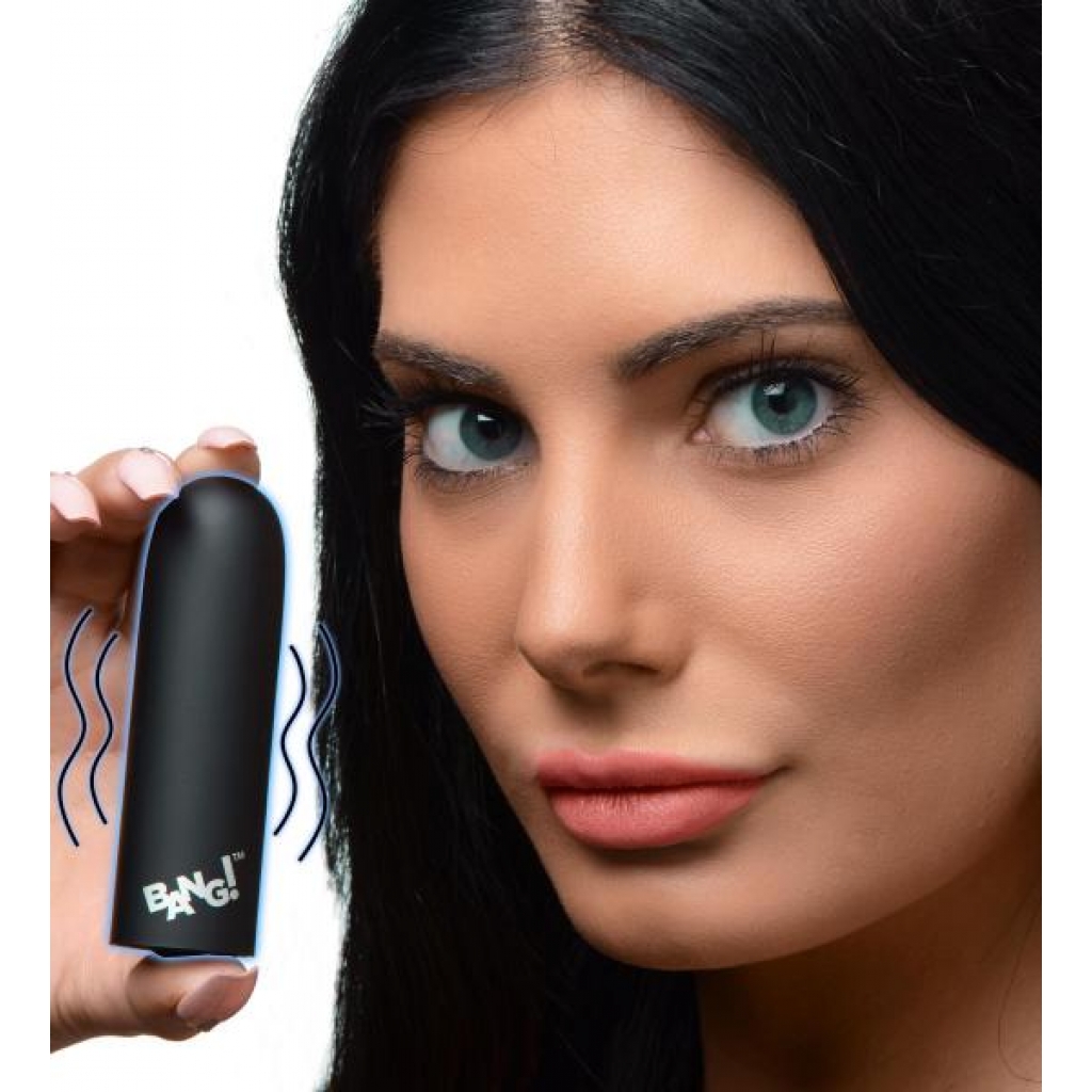 Mega 10x Silicone Vibrator - Black