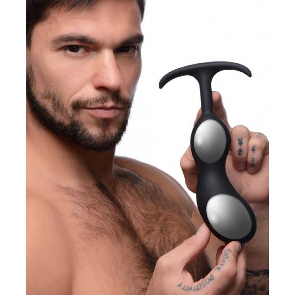 Premium Silicone Weighted Prostate Plug - XL