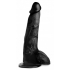 Beefy Brad 9 Inch Dildo With Balls - Black