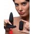 28x Laser Heart Silicone Anal Plug - Small for Unique Sensation