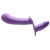 28x Double Diva 2 Inch Double Dildo with Harness - Purple