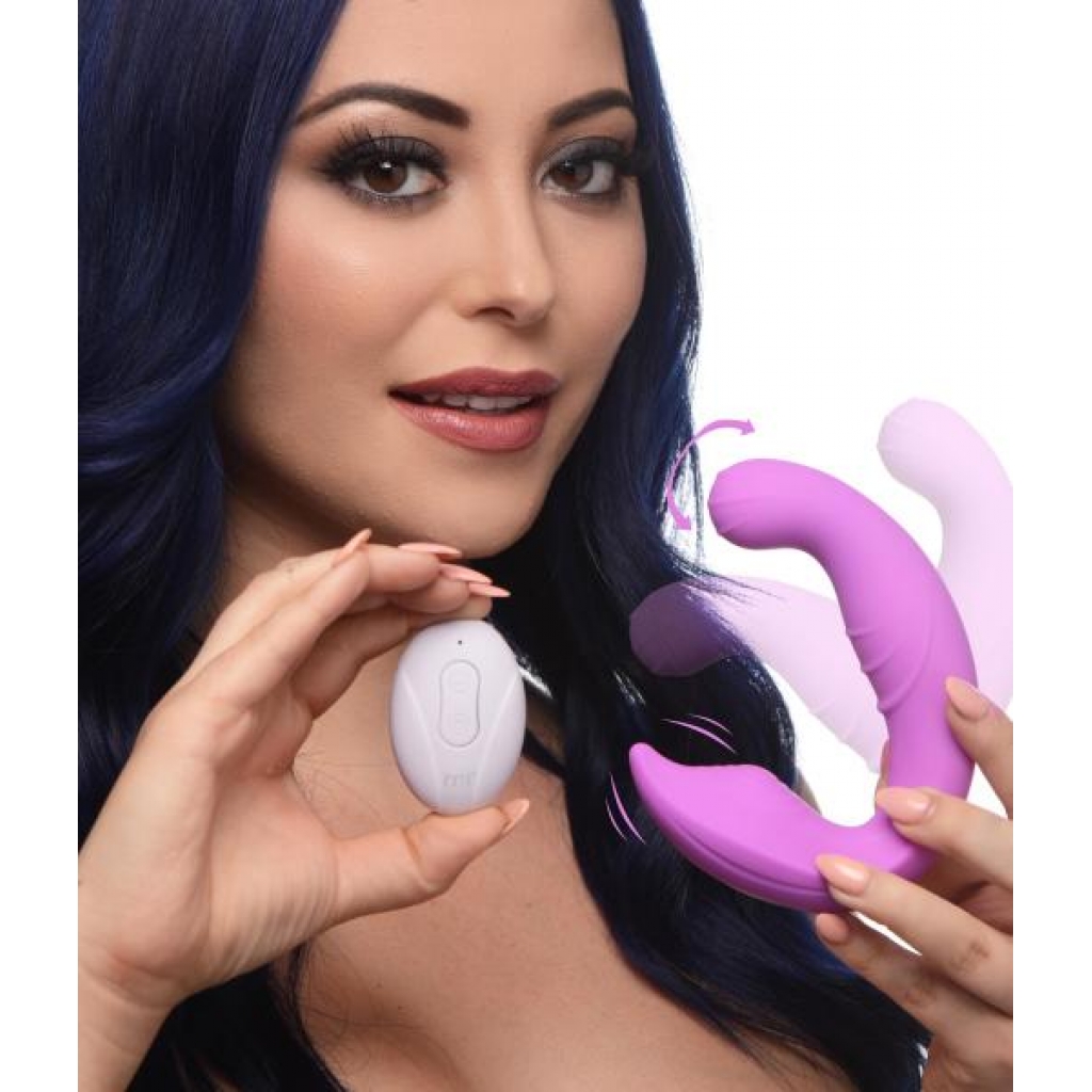 5x Come Hither Silicone Vibrator with Remote Control