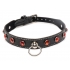 Rhinestone Choker With O-ring - Red