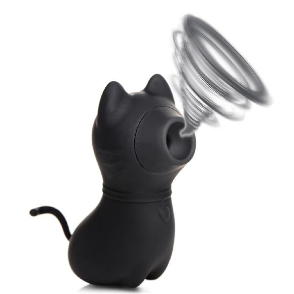 Sucky Kitty Silicone Clitoral Stimulator - Black