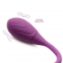 Slim Pulse 7x Pulsating Silicone Clit Stimulator and Vibrating Egg