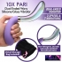 Pari Dual-Ended Wavy Silicone & Glass Vibrator: Ultimate Pleasure