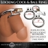 Locking Cock and Ball Ring Set