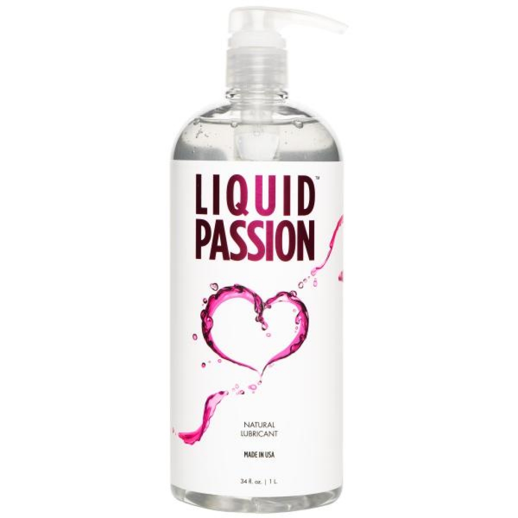 Liquid Passion - Natural Water-Based Lubricant (34oz)