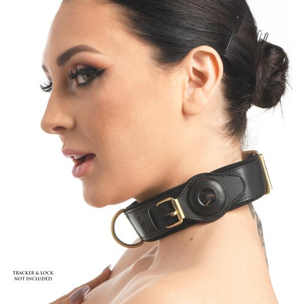 Tracer Tracking Collar - Chic Faux Leather