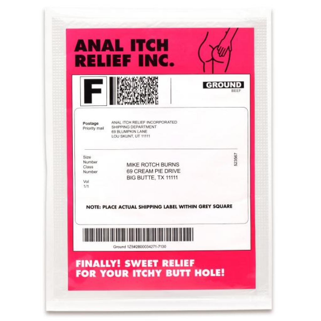 Anal Itch Relief - Joke Gift