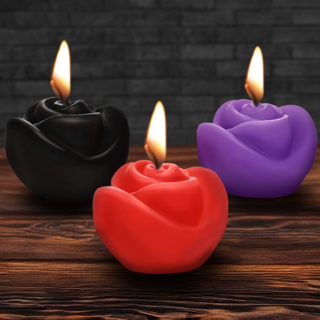 Intimate Rose Candle Set for Wax Play