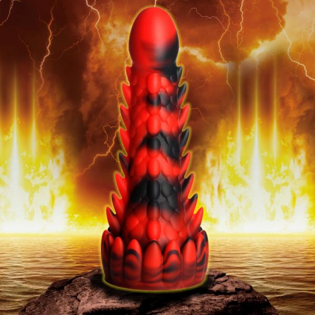 Demon Rising Scaly Dragon Silicone Dildo