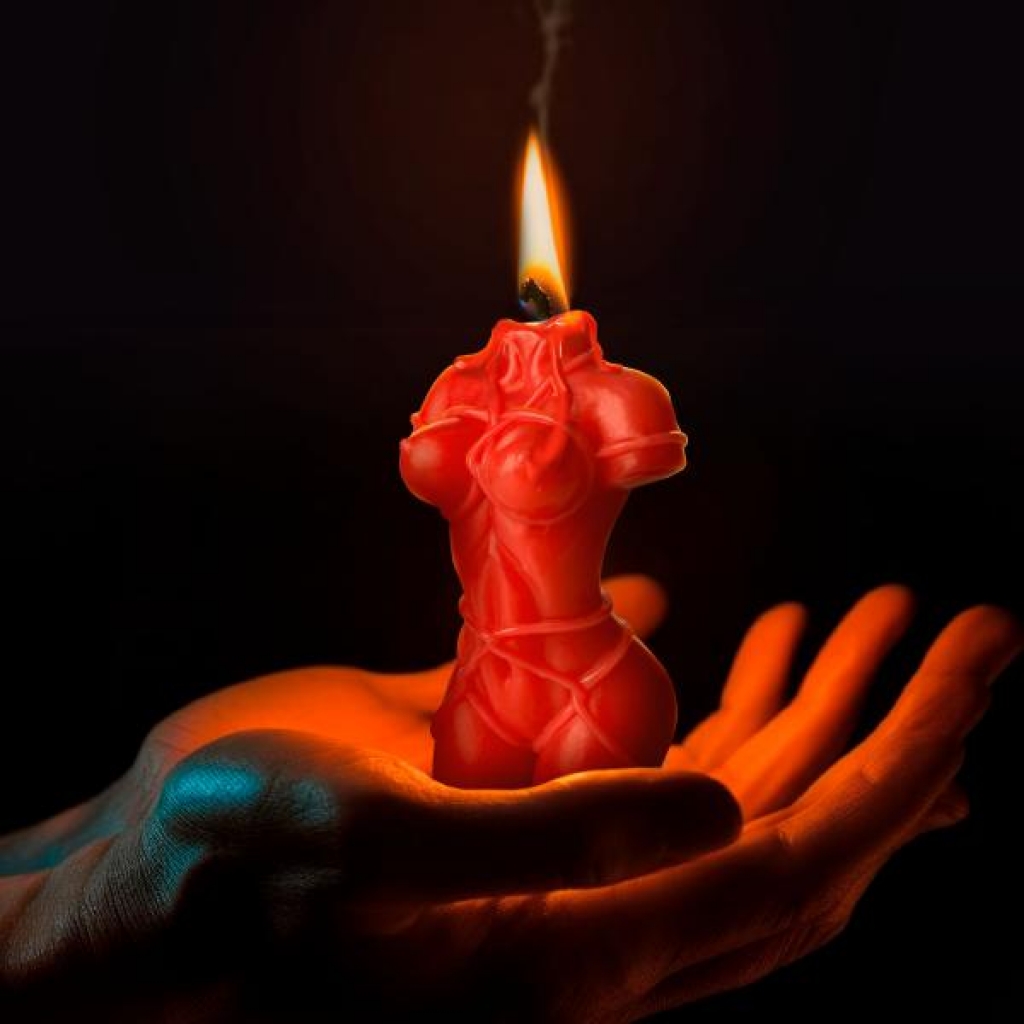 Bound Goddess Drip Candle - Red