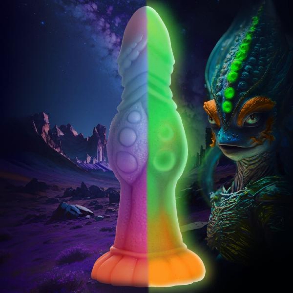 Galactic Cock Alien Creature - Glow-in-the-Dark Silicone Dildo