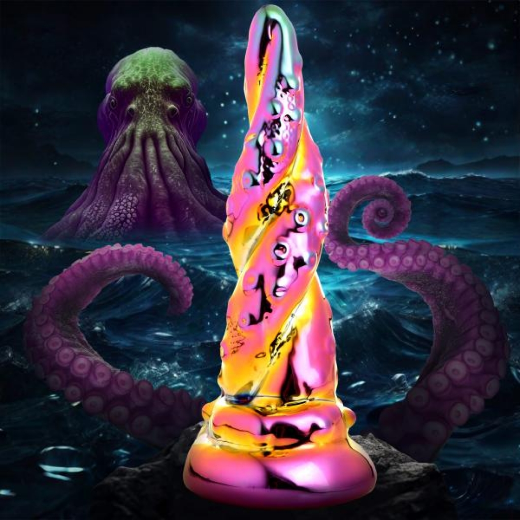 Enchantress Rainbow Glass Dildo - Iridescent & Versatile