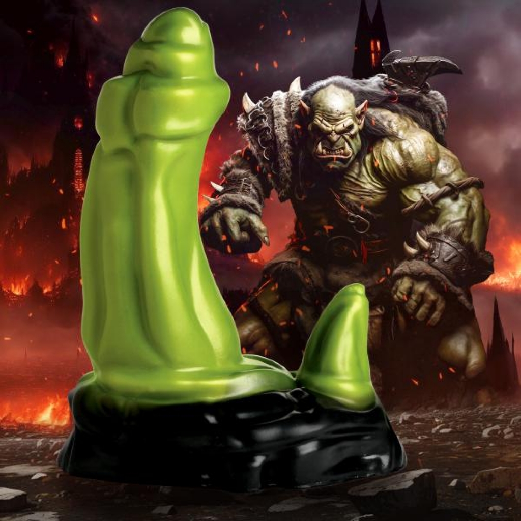 Orc Silicone Dildo with Clitoral Horn