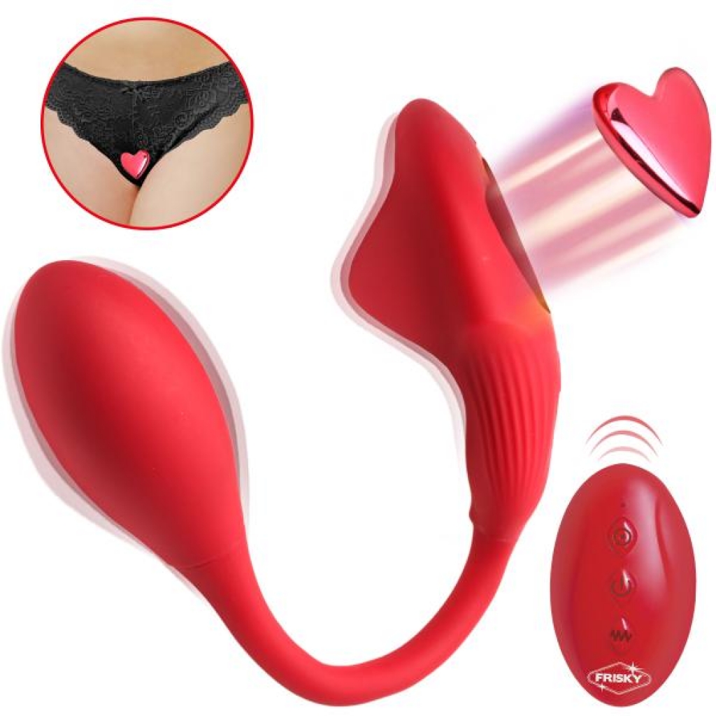 Double Love Connection Silicone Panty Vibe - Remote Control