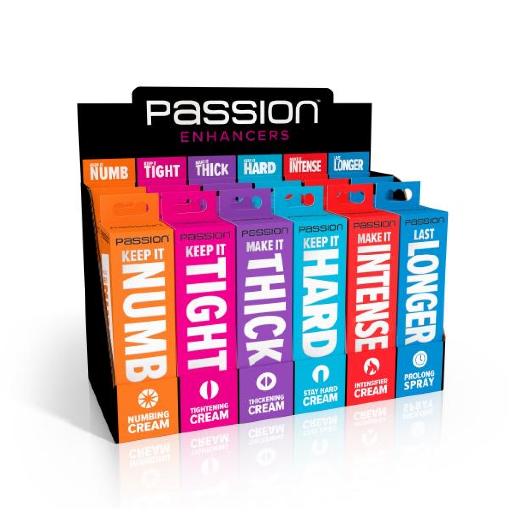 Passion Enhancers Pop Display - 18 Pieces