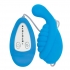 Whirl Silicone Remote Vibrator - Blue