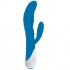 Ivy 20x Wavy Silicone Rabbit Vibe - Blue