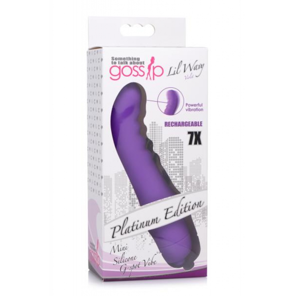 7x Mini Silicone G-spot Vibrator - Compact Pleasure